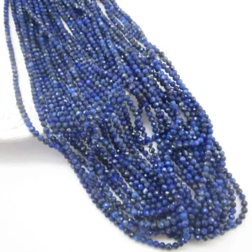 Lapis Lazuli kulka fasetowana 3mm (sznur)