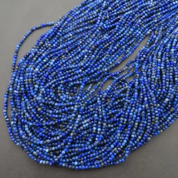 Lapis Lazuli kulka fasetowana 2 mm (sznur)