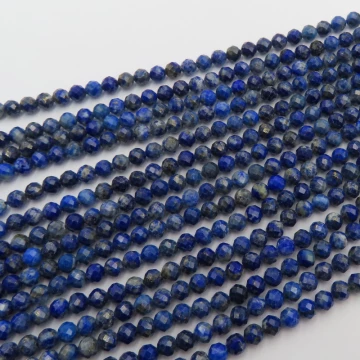 Lapis Lazuli kulka fasetowana 4,3 mm (sznur)