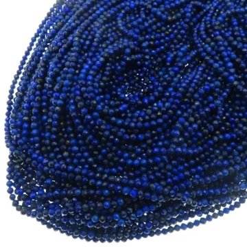Lapis Lazuli kulka fasetowana 3mm (sznur) wysoka jakość
