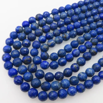 Lapis Lazuli kulka fasetowana 7 mm (sznur)