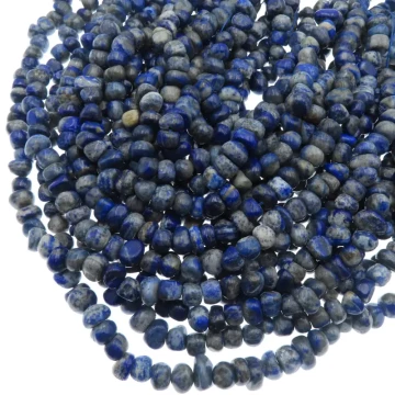 Lapis Lazuli pastylki - nieregularne (sznur)