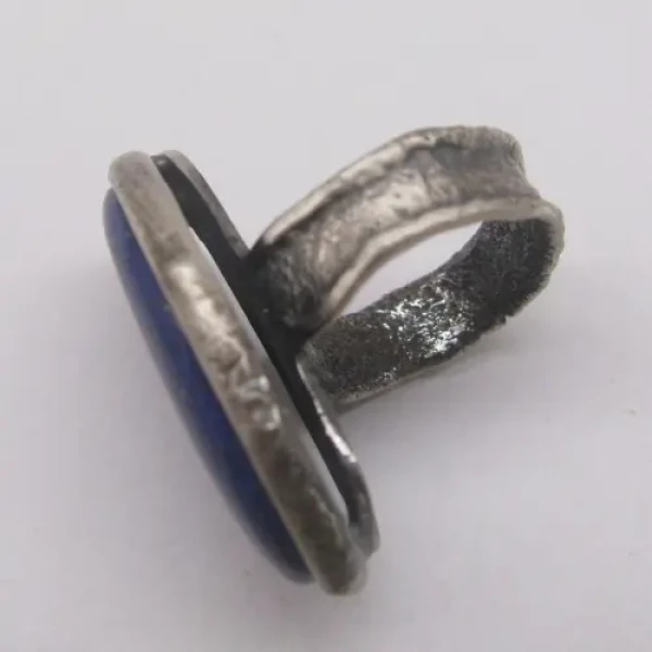 Lapis Lazuli w srebrze - pierścionek