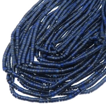 Lapis Lazuli walce 4x2 mm (sznur)