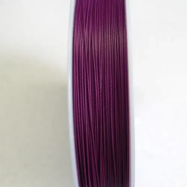 Linka stalowa-chińska fioletowa 0,45 mm /1 metr 