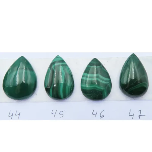 Malachit 24-25x16-18 mm łza (różne kamienie do wyboru)