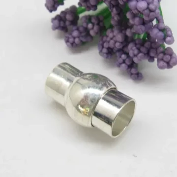 Metalowe - końcówki magnetyczne do linek rzemieni 8 mm (komplet)