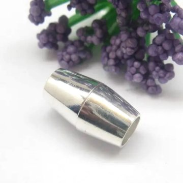 Metalowe - końcówki magnetyczne do linek rzemieni 5,5 mm (komplet)