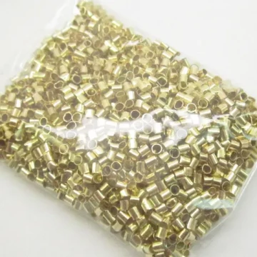 Metalowe zaciski złote 1,5 mm (85 sztuk)