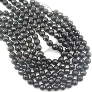 Onyks fasetowany kulka 10mm (sznurek)