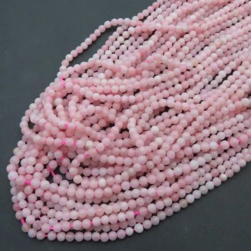 Opal Różowy - kulki 2,5 mm (sznur)