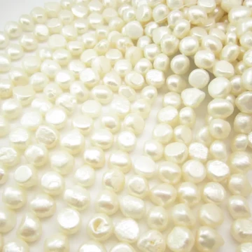 Perły Naturalne Hodowane białe 10-11 mm (sznurek)