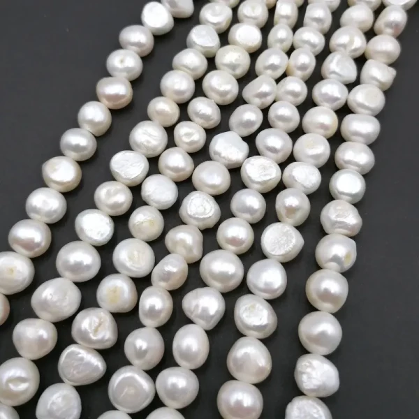 Perły Naturalne Hodowane białe 10-11 mm (sznur)