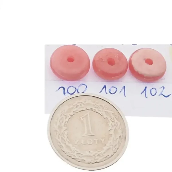 Rodochrozyt 10-12 mm donut (donat) (różne kamienie do wyboru)