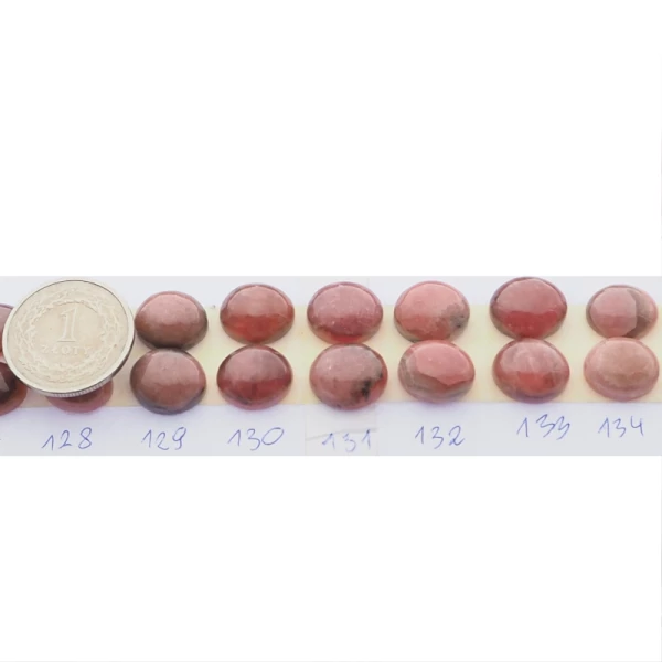 Rodochrozyt 12-16x10-11 mm owal (para) (różne pary do wyboru)