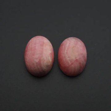 Rodochrozyt 14-15x10 mm owal (para) (różne pary do wyboru)