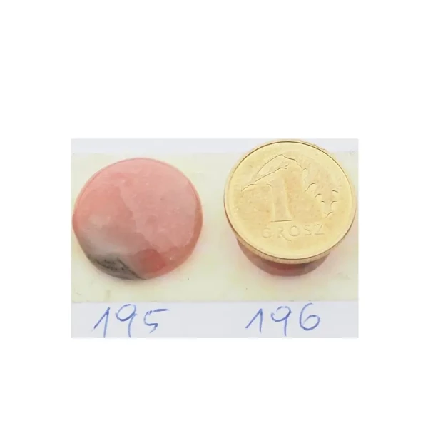 Rodochrozyt 14-17 mm okrągły (różne kamienie do wyboru)