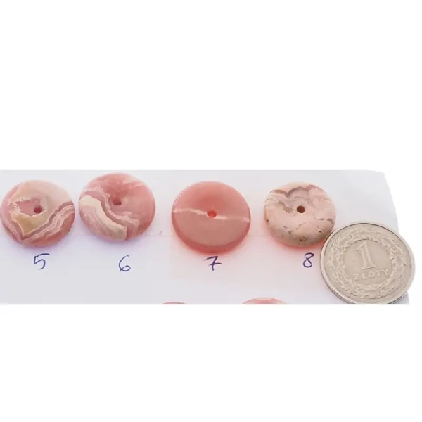 Rodochrozyt 18-20 mm donut (donat) (różne kamienie do wyboru)