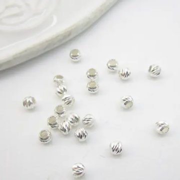 Srebro Ag - kulka ozdobna 3mm  