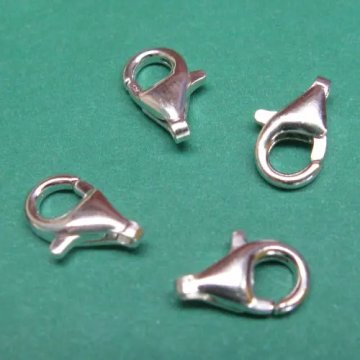 Srebro Ag - Zapięcie typu karabińczyk 11mm
