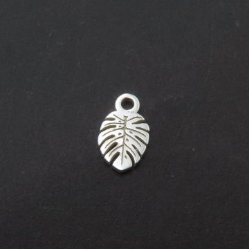 Srebro Ag - zawieszka liść 8,5x5 mm