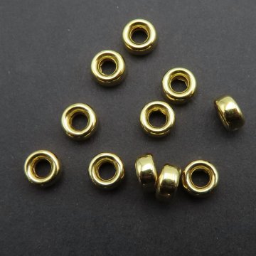 Srebro Ag Złocone  - oponka 5x3mm  