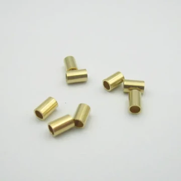 Srebro Ag złocone - przekładka rurka dystansowa 3 mm