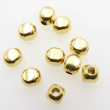 Srebro złocone Ag - przekładka 4x5mm  