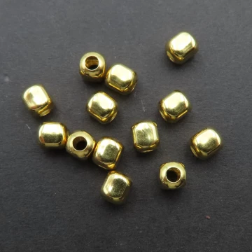 Srebro złocone Ag - przekładka 3,5x4mm  