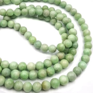 Szmaragd - kulki 5,5 mm (sznur 18 cm)