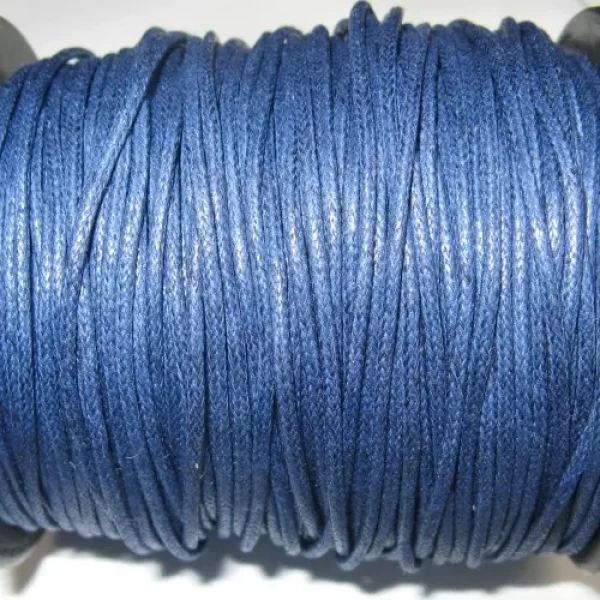Sznurek woskowany-niebieski 1,5mm/1 metr 