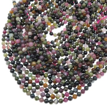 Turmalin kolorowy kulka 6,5 mm (sznur)